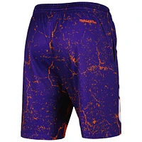 Men's Mitchell & Ness Steve Nash Purple Phoenix Suns Hardwood Classics Player Burst Shorts