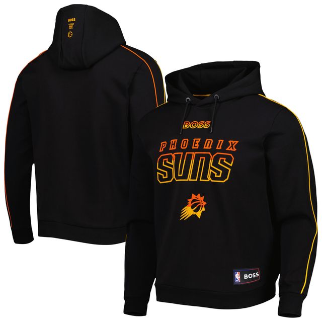 Sweat à capuche NBA x Hugo Boss Phoenix Suns Team Bounce en trois mélanges noirs pour homme