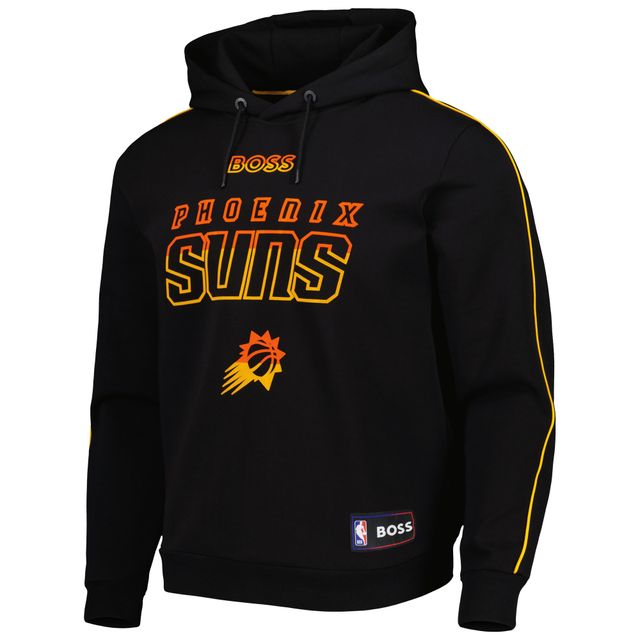 Sweat à capuche NBA x Hugo Boss Phoenix Suns Team Bounce en trois mélanges noirs pour homme