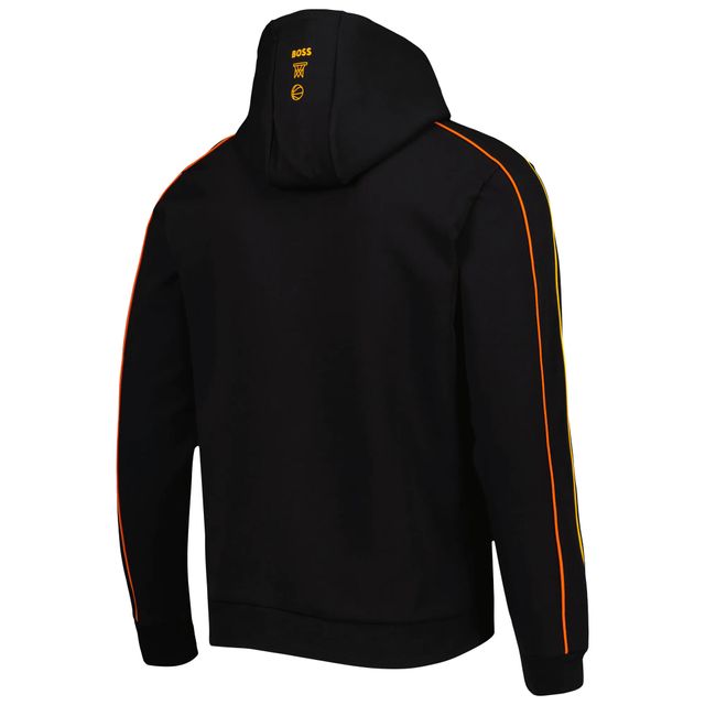 Sweat à capuche NBA x Hugo Boss Phoenix Suns Team Bounce en trois mélanges noirs pour homme