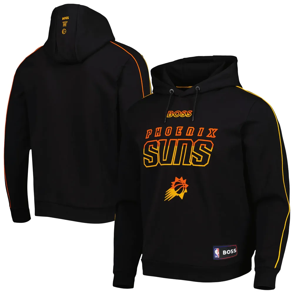 Men's NBA x Hugo Boss Black Phoenix Suns Team Bounce Tri-Blend Pullover Hoodie