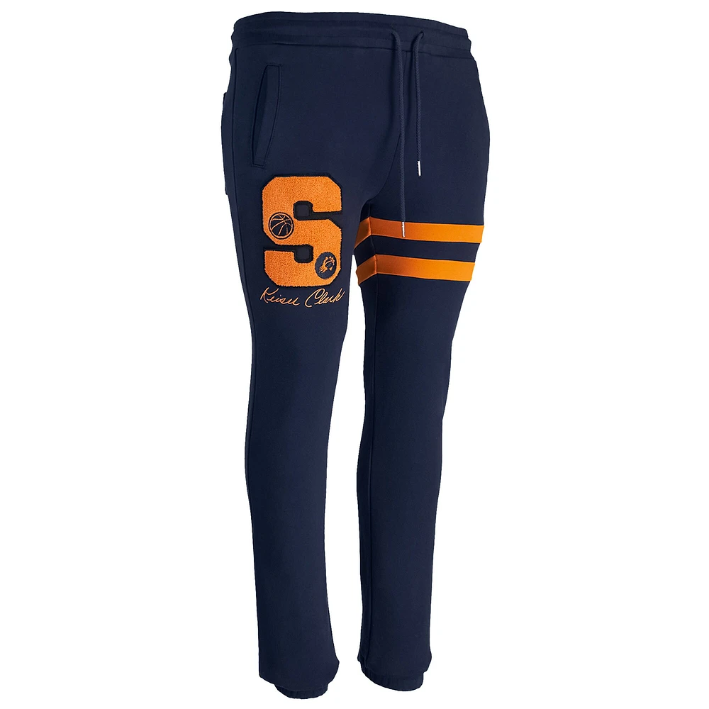 Pantalon de survêtement sans identification d'appelant NBA x Keizer Clark Navy/Orange Phoenix Suns pour homme