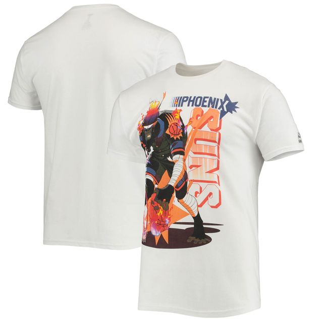 T-shirt homme NBA x McFlyy White Phoenix Suns Identifier Artist Series