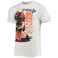 Men's NBA x McFlyy White Phoenix Suns Identify Artist Series T-Shirt