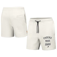 Short en polaire épais pour hommes NFL x Staple crème Phoenix Suns Pigeon