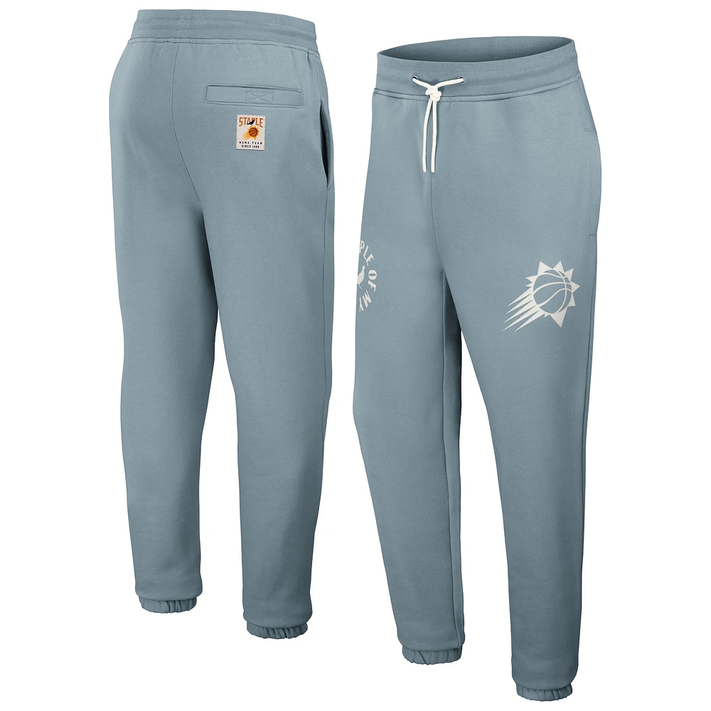 Pantalon de survêtement en peluche Pigeon NBA x Staple Mint Phoenix Suns pour hommes