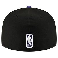 Men's New Era Black/Purple Phoenix Suns 2-Tone 59FIFTY Fitted Hat