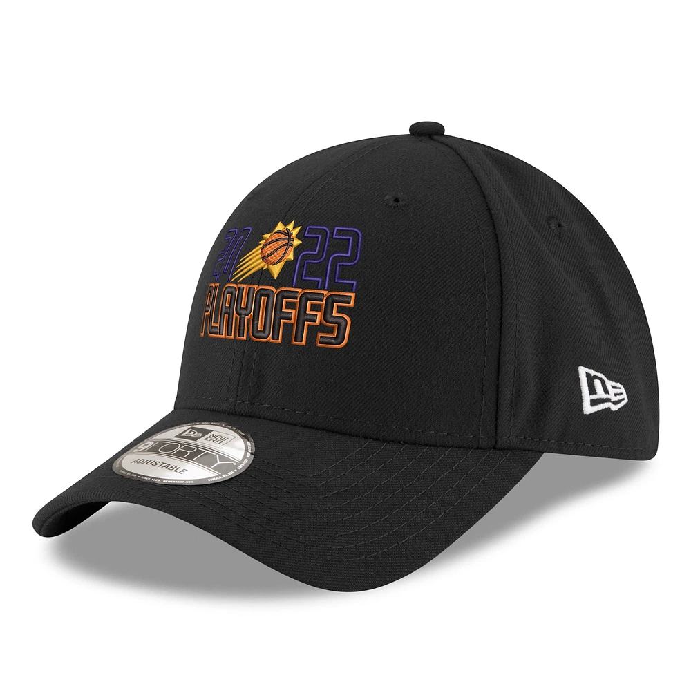 Men's New Era Phoenix Suns 2022 NBA Playoffs Bubble Letter 9FORTY Adjustable Hat