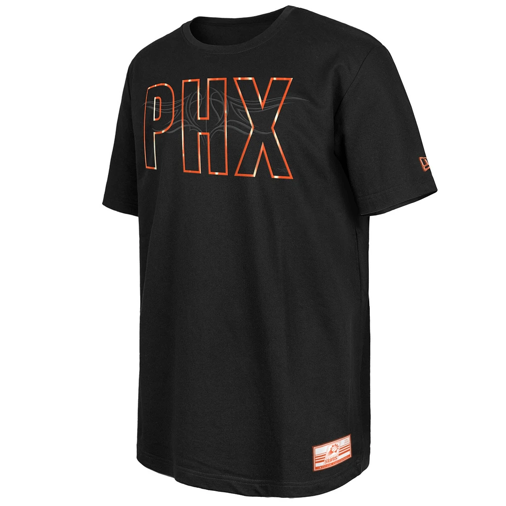 T-shirt New Era noir Phoenix Suns 2023/24 City Edition Elite Pack pour homme