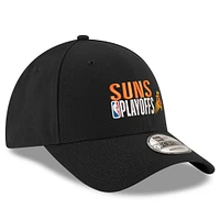 Men's New Era Black Phoenix Suns 2024 NBA Playoffs 9FORTY Adjustable Hat