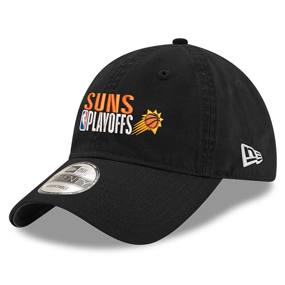 Men's New Era Black Phoenix Suns 2024 NBA Playoffs 9TWENTY Adjustable Hat