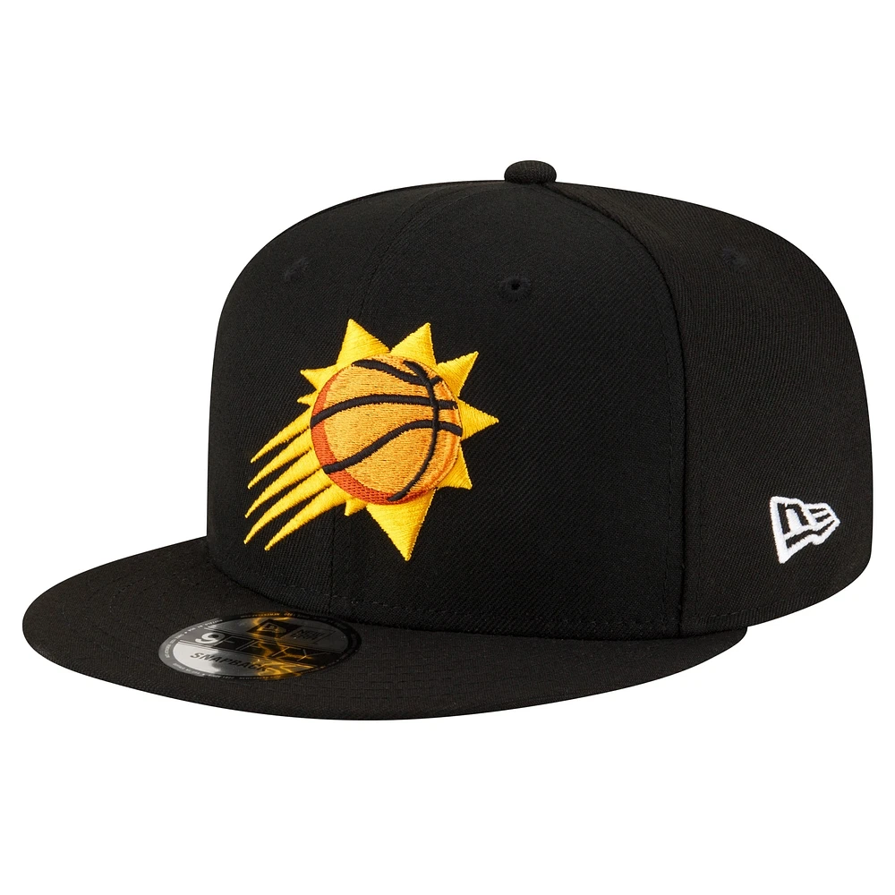 Men's New Era Black Phoenix Suns 9FIFTY Snapback Hat