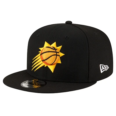 Men's New Era Black Phoenix Suns 9FIFTY Snapback Hat