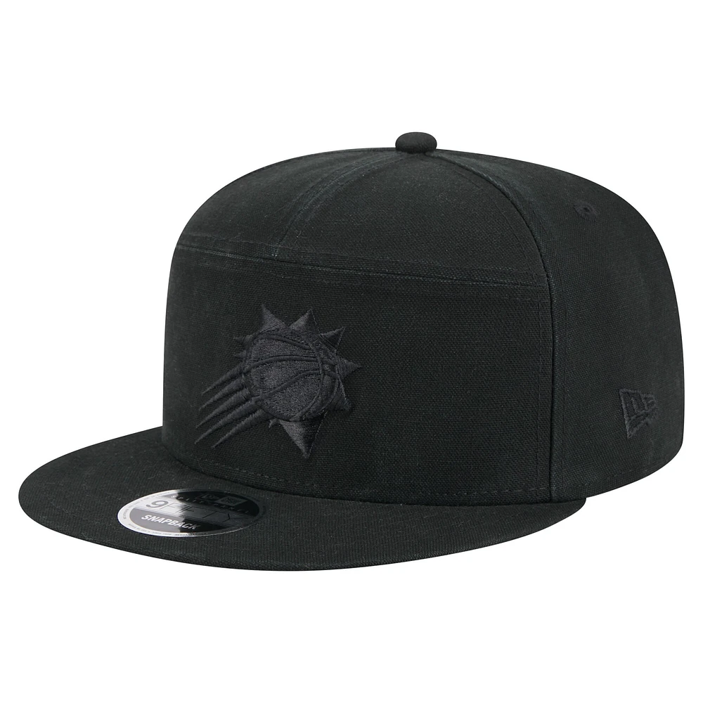 Casquette snapback 9FIFTY Adventure noire en toile pour homme New Era Phoenix Suns