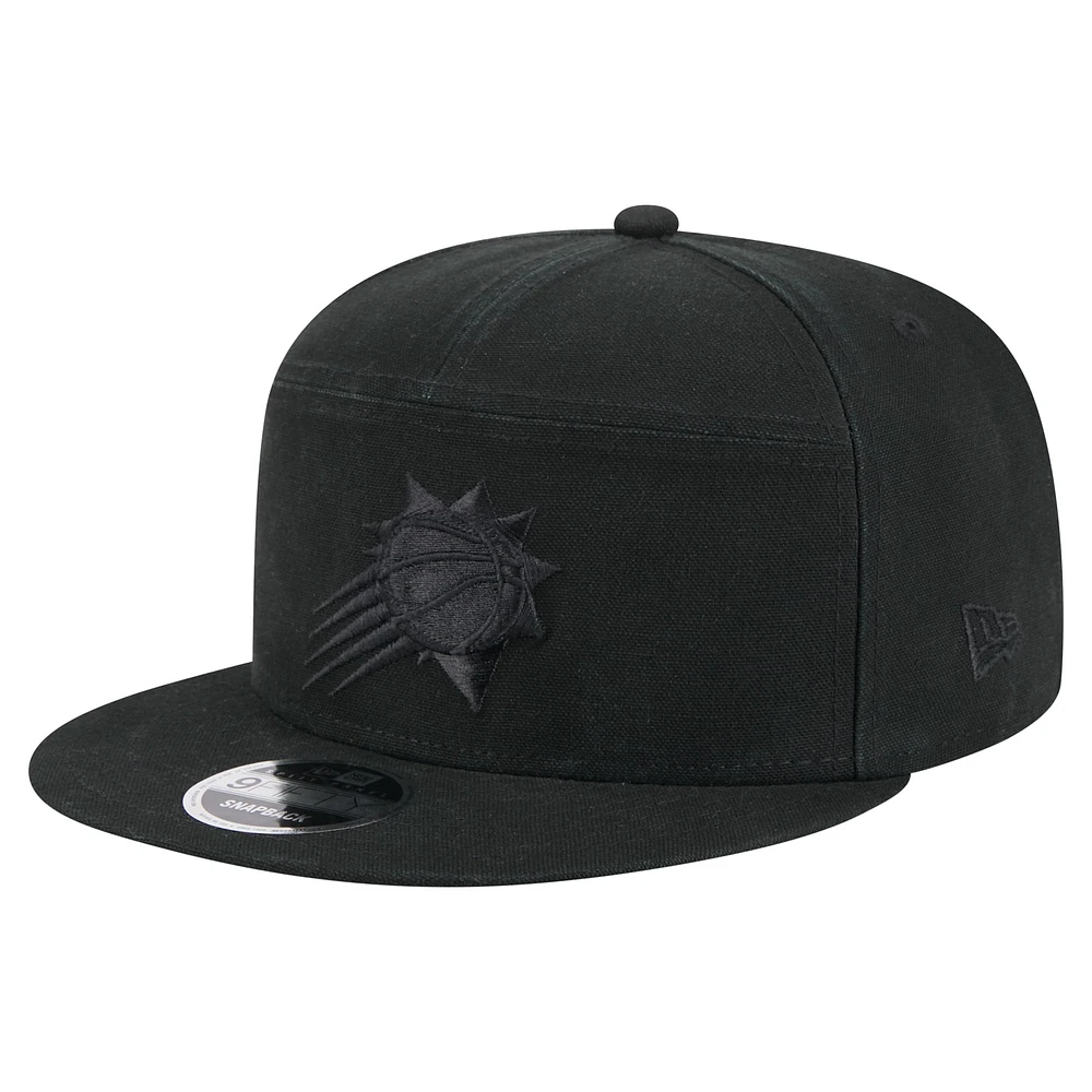 Casquette snapback 9FIFTY Adventure noire en toile pour homme New Era Phoenix Suns