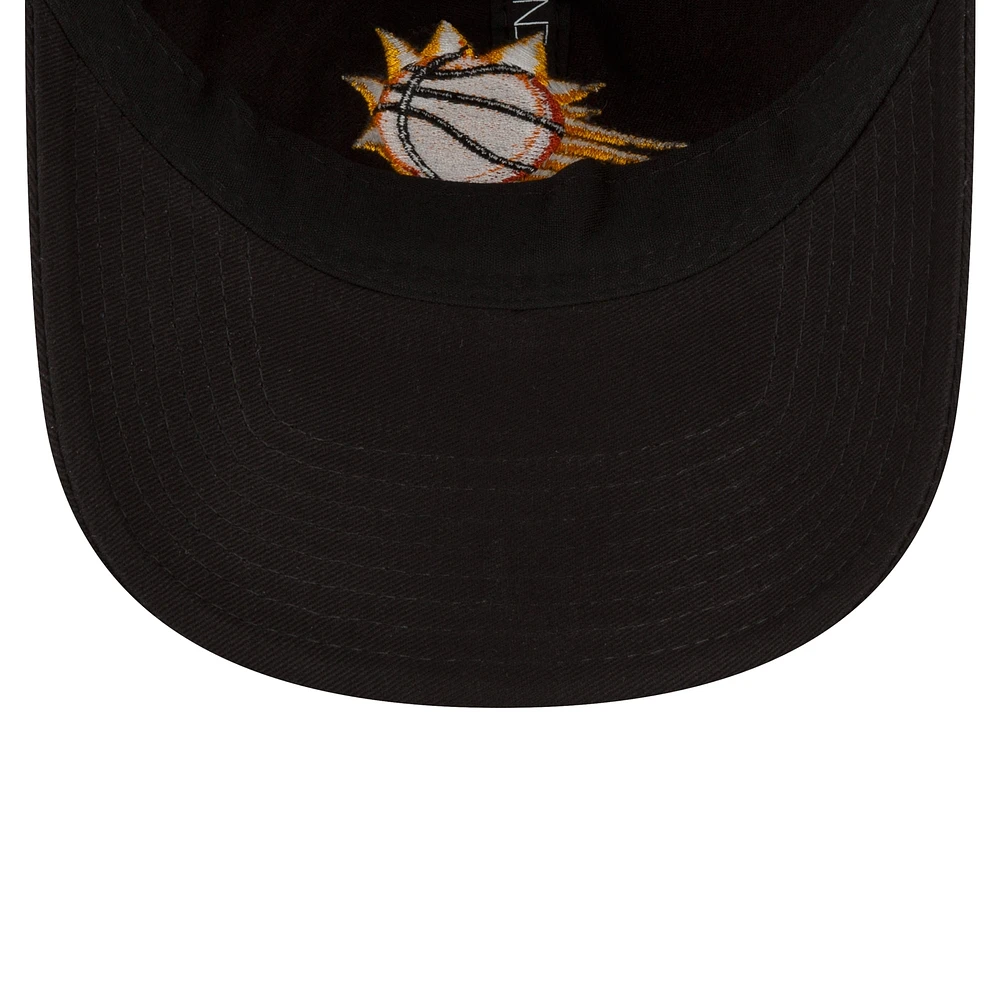 Men's New Era Black Phoenix Suns Team 2.0 9TWENTY Adjustable Hat