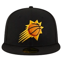 Casquette ajustée 59FIFTY de l'équipe Phoenix Suns New Era noire pour homme