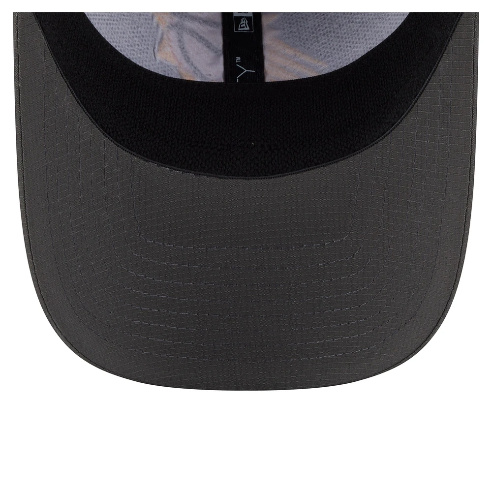 Men's New Era Charcoal Phoenix Suns Active Ripstop 9TWENTY Adjustable Hat