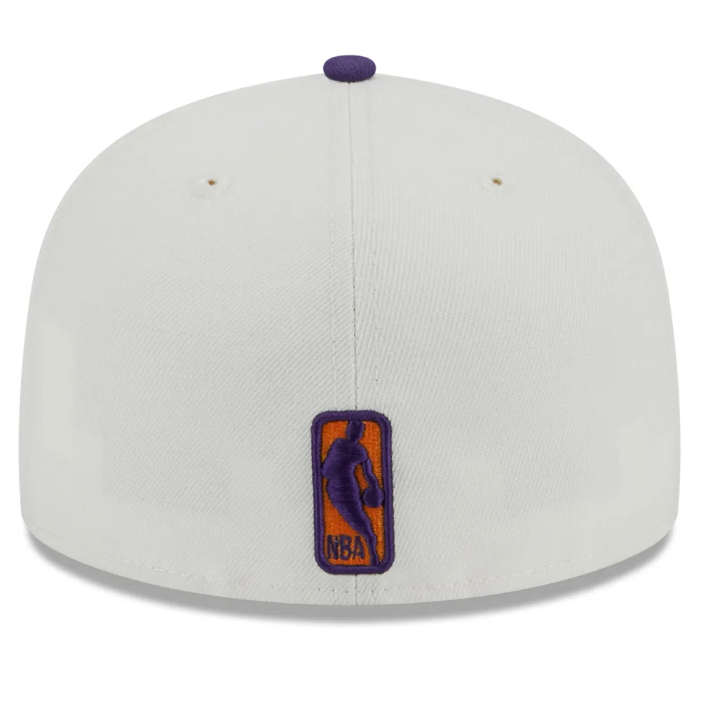 New Era Men Phoenix Sun Fitted (Black Purple), Black Purple / 8 1/8