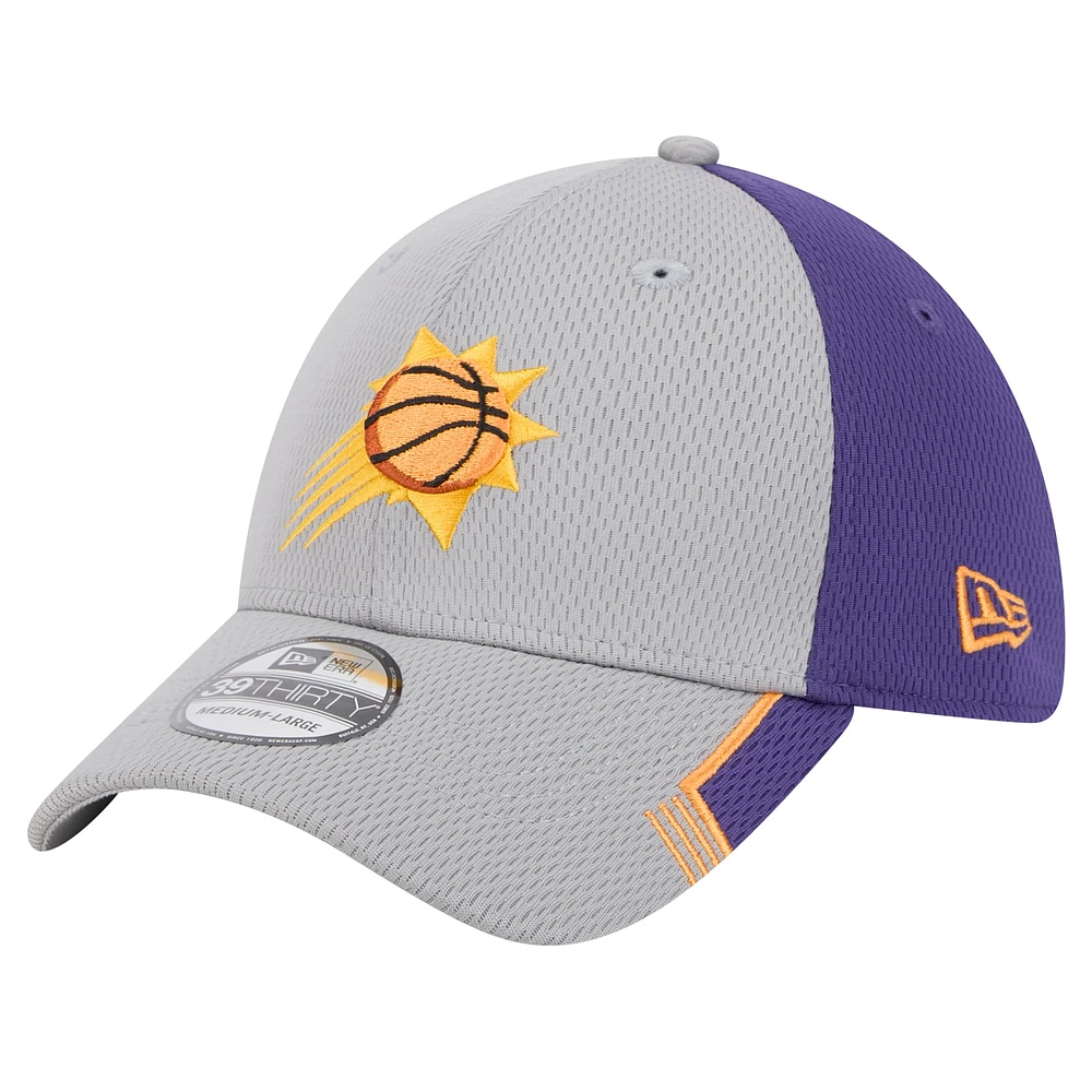 Casquette Flex 39THIRTY Active Trim New Era pour hommes, gris/violet, Phoenix Suns