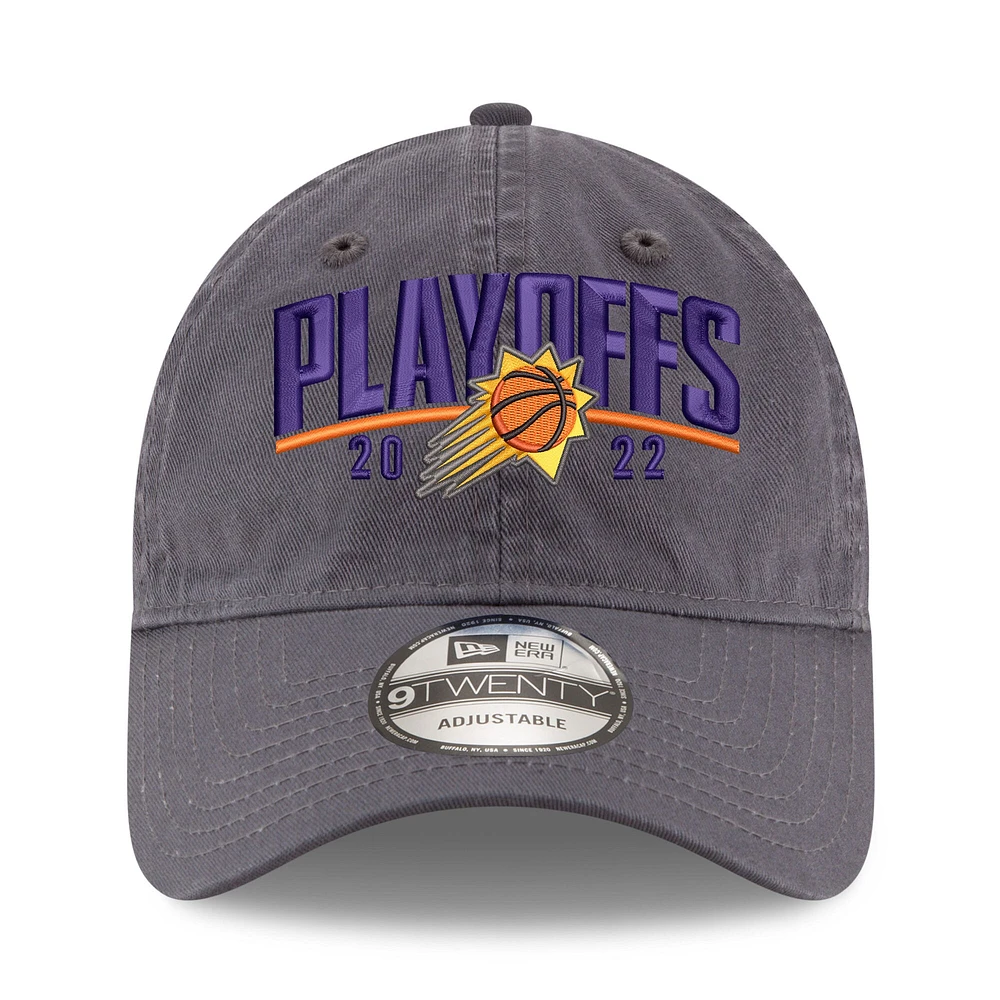 Casquette réglable New Era Phoenix Suns 2022 NBA Playoffs Arch 9TWENTY pour homme