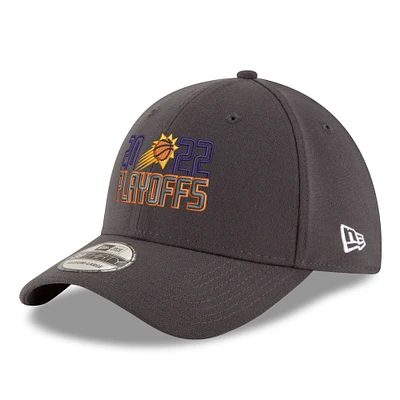 Men's New Era Phoenix Suns 2022 NBA Playoffs Bubble Letter 39THIRTY Flex Hat