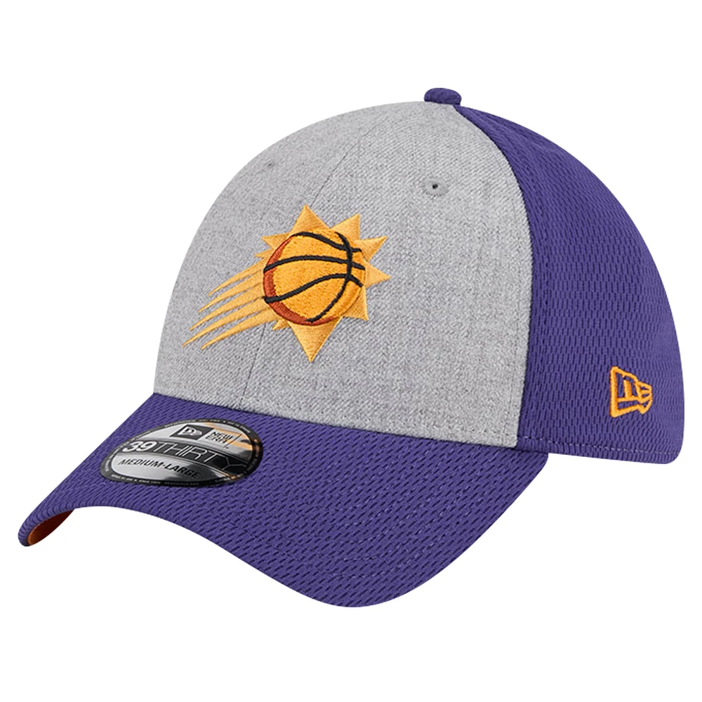 Casquette flex bicolore 39THIRTY New Era pour hommes, gris chiné/violet, Phoenix Suns