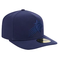 Men's New Era  Navy Phoenix Suns Colorpack A-Frame Pinch Front 59FIFTY Fitted Hat