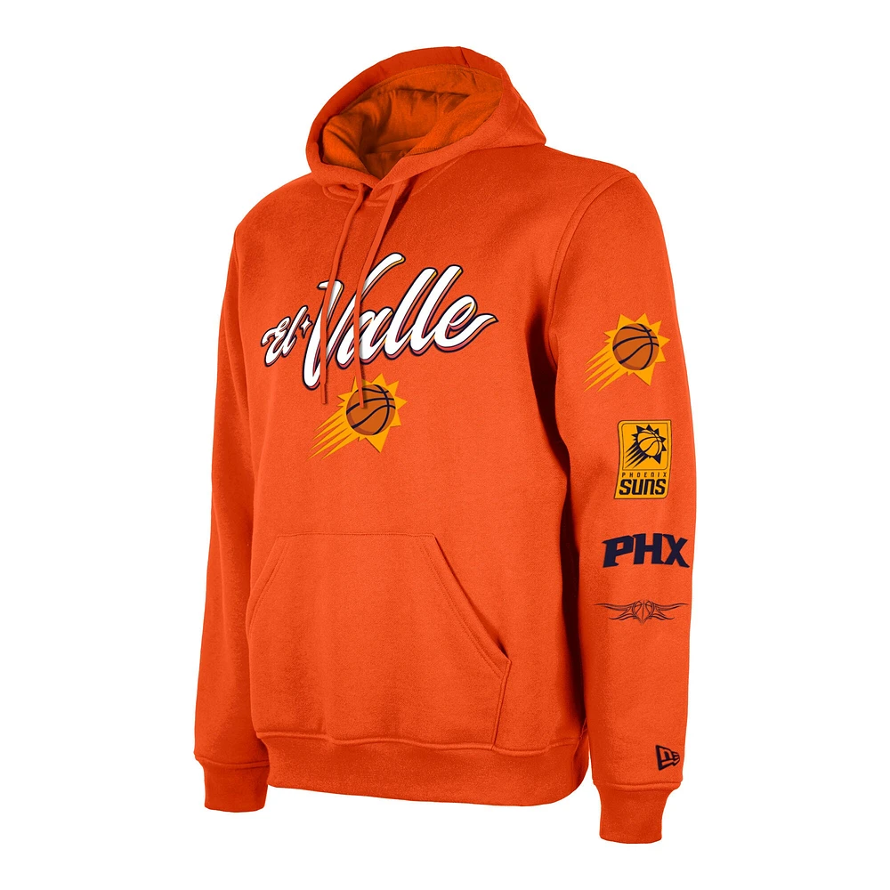 Men's New Era Orange Phoenix Suns 2023/24 City Edition Big & Tall Pullover Hoodie