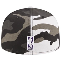 Men's New Era Phoenix Suns Snow Camo 59FIFTY Fitted Hat