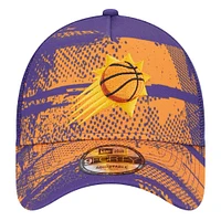 Casquette ajustable A-Frame 9FORTY pour homme Phoenix Suns Tip Off de New Era violet/orange