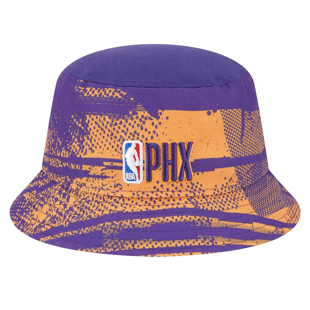 Chapeau bob Tip-Off violet/orange Phoenix Suns New Era pour homme