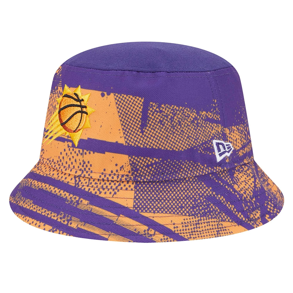 Chapeau bob Tip-Off violet/orange Phoenix Suns New Era pour homme