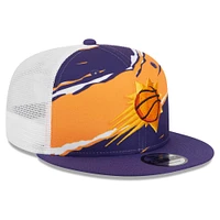 Men's New Era Purple/White Phoenix Suns Tear Trucker 9FIFTY Adjustable Hat