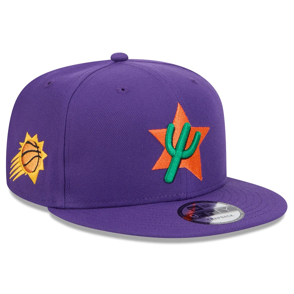 Men's New Era  Purple Phoenix Suns 2024/25 City Edition Alternate 9FIFTY Snapback Hat