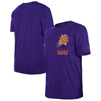 T-shirt épais en chenille Phoenix Suns City Edition 2024/25 violet New Era pour homme