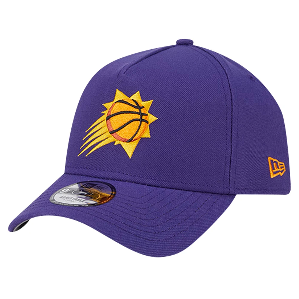 Casquette réglable A-Frame 9FORTY violette Phoenix Suns New Era pour hommes