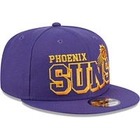 Casquette Snapback 9FIFTY Gameday violette des Phoenix Suns New Era pour hommes