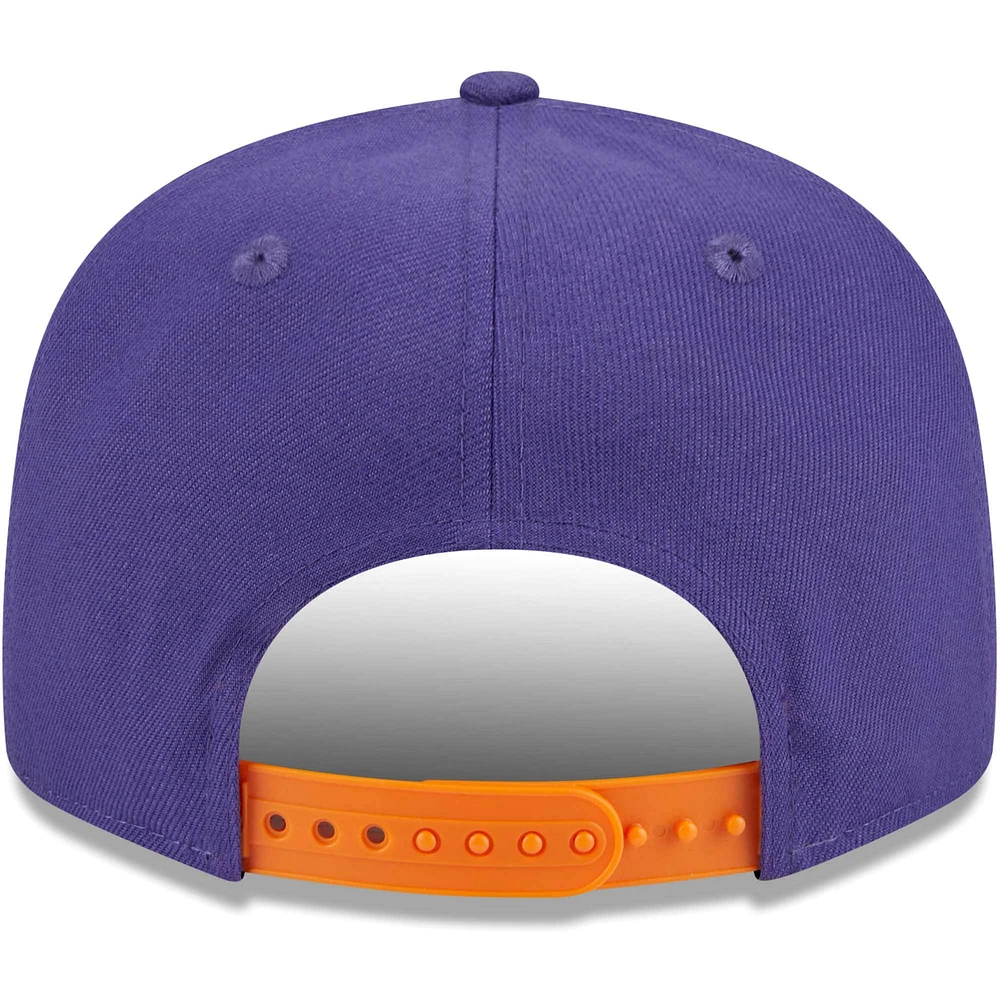 Casquette Snapback 9FIFTY Gameday violette des Phoenix Suns New Era pour hommes