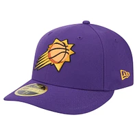 Casquette ajustée 59FIFTY Low Profile Core violette des Phoenix Suns pour hommes New Era