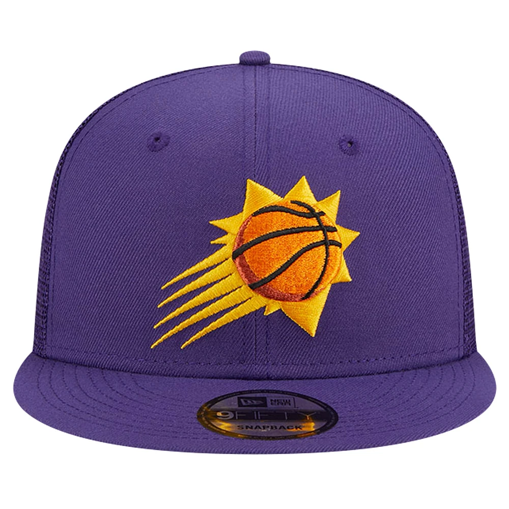 Men's New Era Purple Phoenix Suns Meshback 9FIFTY Snapback Hat