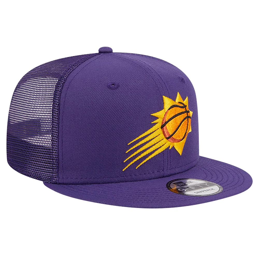 Men's New Era Purple Phoenix Suns Meshback 9FIFTY Snapback Hat