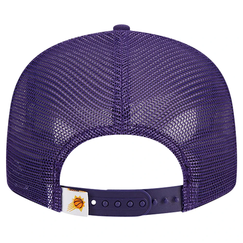 Men's New Era Purple Phoenix Suns Meshback 9FIFTY Snapback Hat