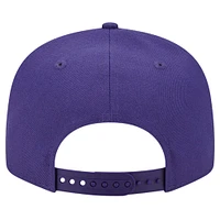 Men's New Era Purple Phoenix Suns Script Side Patch 9FIFTY Snapback Hat