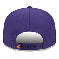 Casquette Snapback 9FIFTY avec logo latéral des Phoenix Suns violets New Era pour hommes