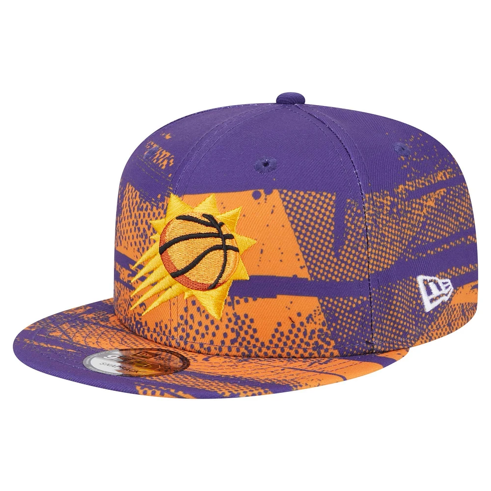 Casquette snapback Tip-Off 9FIFTY violette des Phoenix Suns de New Era pour homme