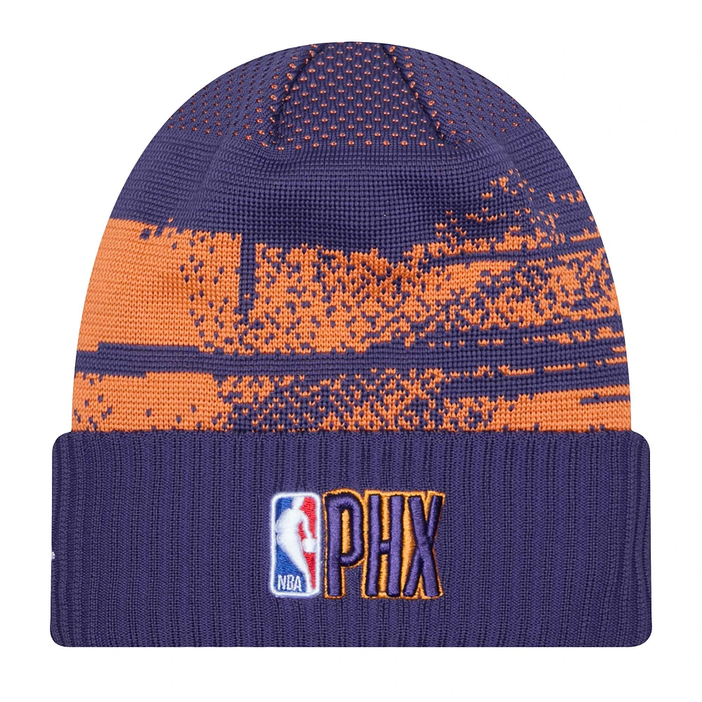 Men's New Era  Purple Phoenix Suns Tip-Off Cuffed Knit Hat