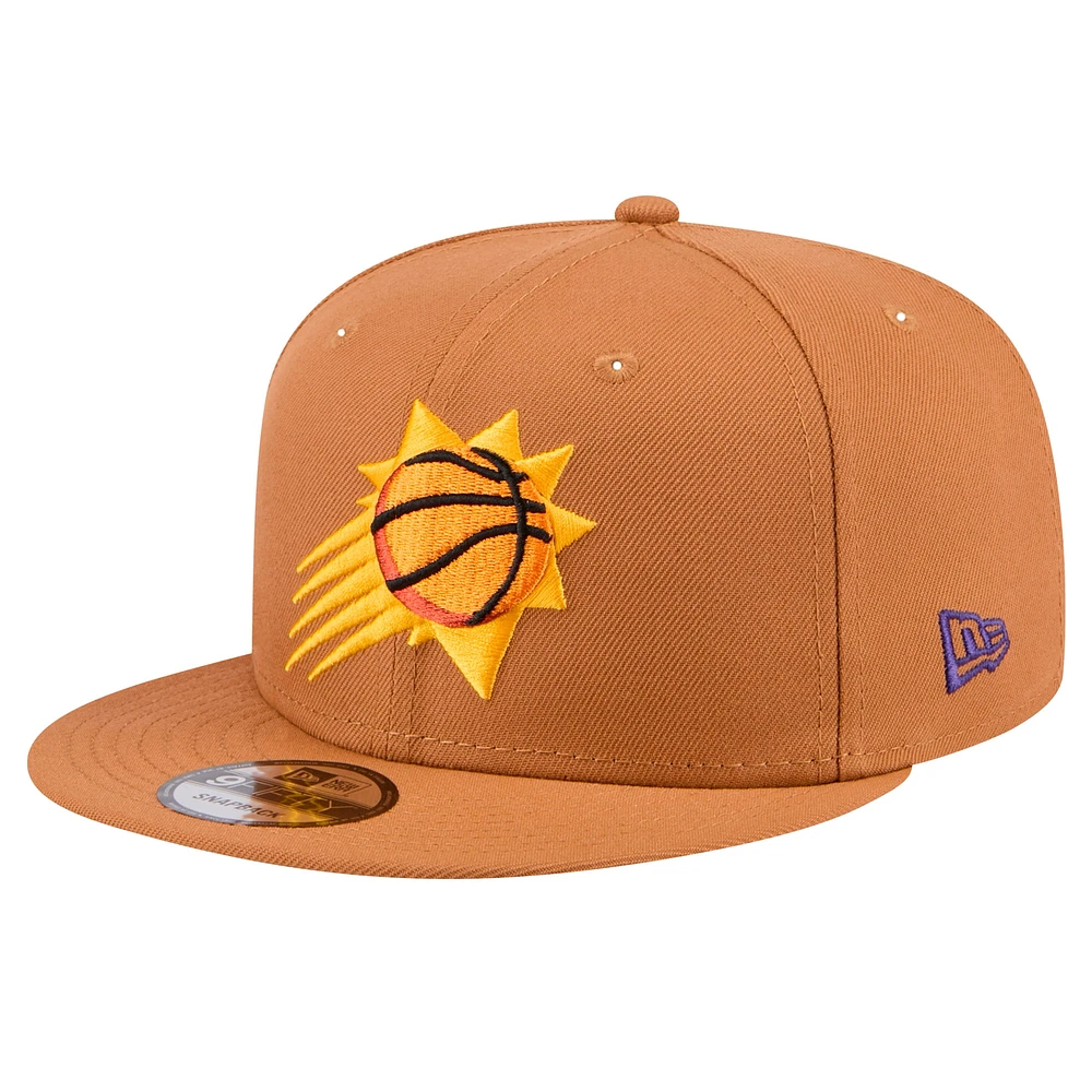 Casquette Snapback 9FIFTY Phoenix Suns de New Era pour homme, couleur tan