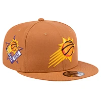 Casquette Snapback 9FIFTY Phoenix Suns de New Era pour homme, couleur tan