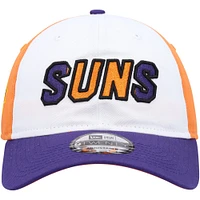 Casquette réglable New Era Phoenix Suns Back Half 9TWENTY pour homme, blanc/violet